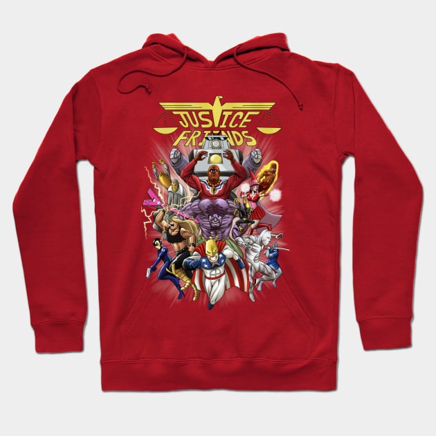 Justice Friends Hoodie by GranJefe